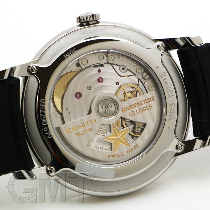 中古)ZENITH ゼニス エリート クラシック ブラック 03.2290.679/26