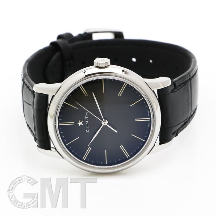 中古)ZENITH ゼニス エリート クラシック ブラック 03.2290.679/26