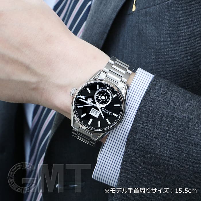 中古)TAG HEUER タグ・ホイヤー カレラ グランドデイト GMT WAR5010 