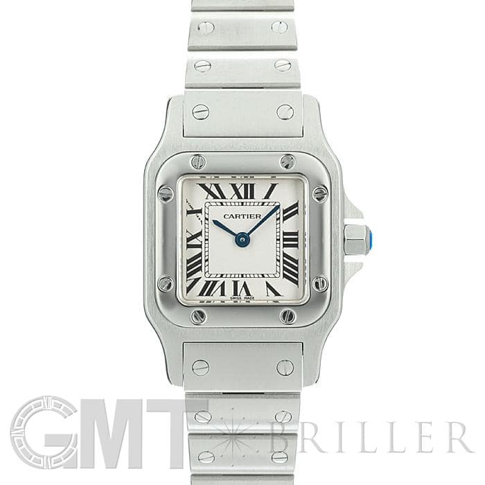 カルティエ　CARTIER サントスガルベSM　 12ミリ2コマ 中古)CARTIER カルティエ サントス ガルベ SM W20056D6（商品ID