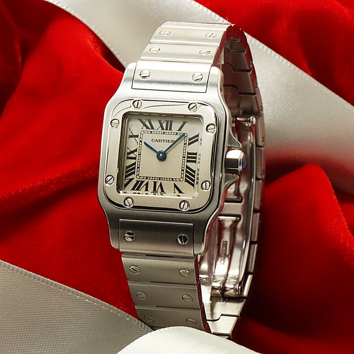 中古)CARTIER カルティエ サントス ガルベ SM W20056D6（商品ID