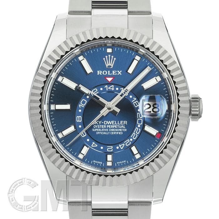 中古)ROLEX ロレックス スカイドゥエラー 326934 ブルー オイスター