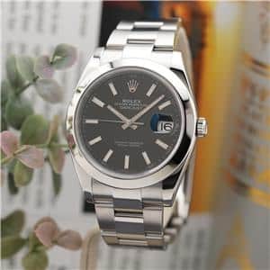 中古)ROLEX ロレックス デイトジャスト 41 126300 ブラック オイスター