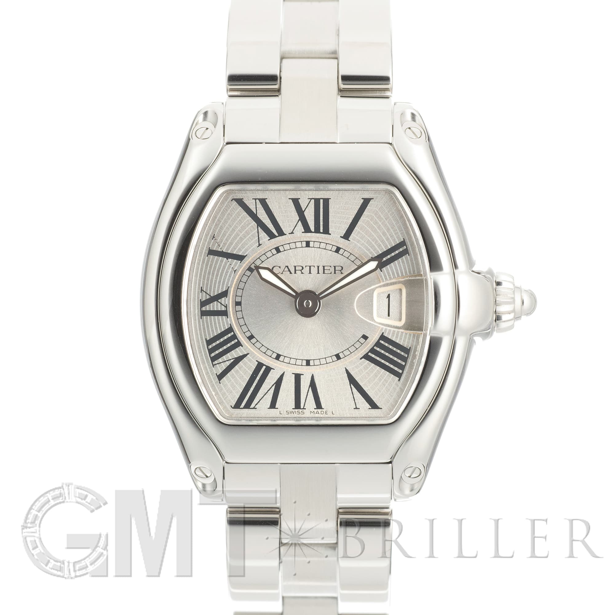 CARTIER カルティエ ロードスターSM W62016V3 クォーツ 中古)CARTIER カルティエ ロードスター SM クォーツ W62016V3（商品ID