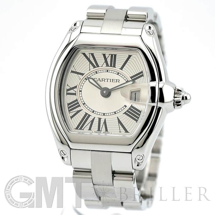 CARTIER カルティエ ロードスターSM W62016V3 クォーツ 中古)CARTIER カルティエ ロードスター SM クォーツ W62016V3（商品ID