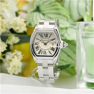 CARTIER カルティエ ロードスターSM W62016V3 クォーツ 中古)CARTIER カルティエ ロードスター SM クォーツ W62016V3