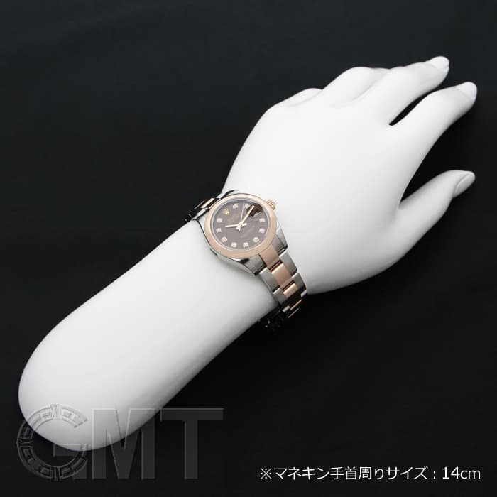 新品)ROLEX ロレックス デイトジャスト 28 279161G チョコレート 10P 