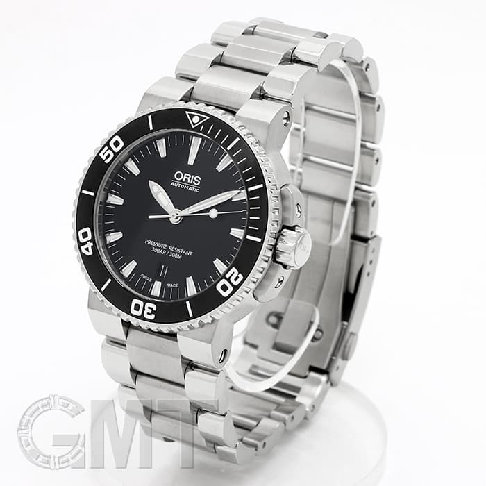 中古)ORIS オリス アクイス デイト ブラック 733 7653 4154 M（商品ID