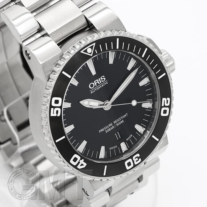 中古)ORIS オリス アクイス デイト ブラック 733 7653 4154 M（商品ID