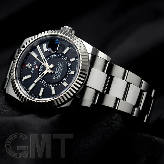 中古)ROLEX ロレックス スカイドゥエラー 326934 ブラック オイスター