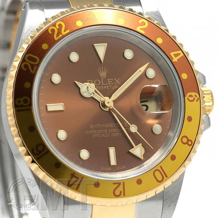 中古)ROLEX ロレックス GMTマスター II 16713 ブラウン P番（商品ID