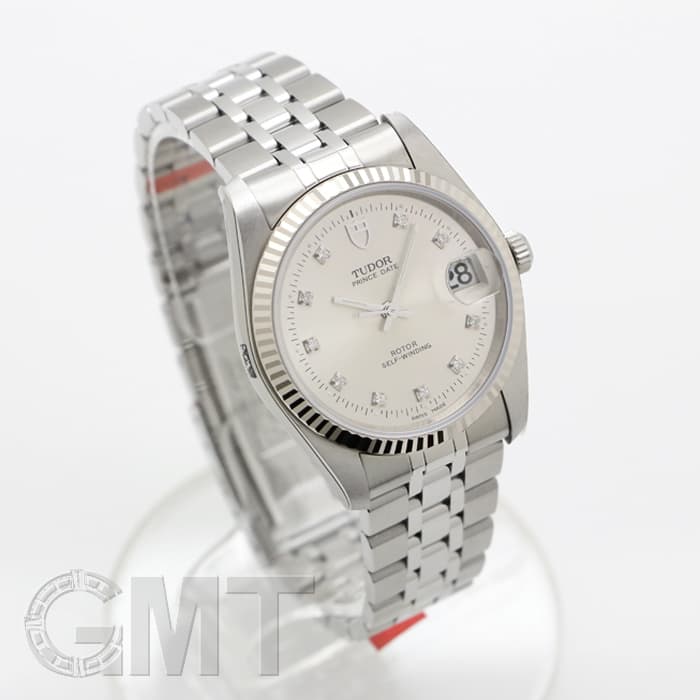 新品)TUDOR チューダー プリンス デイト M74034 シルバー 10Pダイヤ 新品)TUDOR チューダー プリンス デイト M74034 シルバー 10Pダイヤ