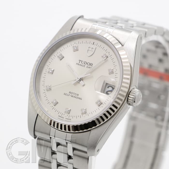 新品)TUDOR チューダー プリンス デイト 74034 シルバー 10Pダイヤ