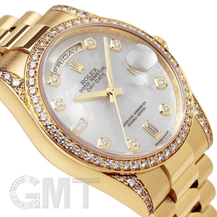 マウンテンさま専用 中古)ROLEX ロレックス デイデイト Ref.118388A ホワイトシェル文字盤