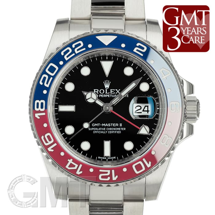 美品＊たいぷdeぷよぷよ/動作確認済 中古)ROLEX ロレックス GMTマスター II 116719BLRO（商品ID