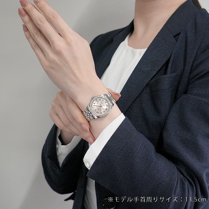 U番 ROLEX ロレックス デイトジャスト 69174 WG/SS ホワイト