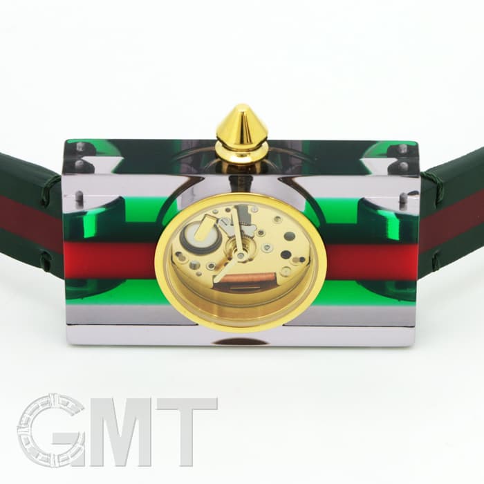 GUCCI グッチ ミラーメタル エンボス加工 アンクルストラップ ヒール GUCCI グッチ ミラーメタル エンボス加工 アンクルストラップ
