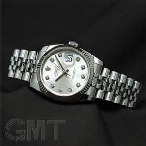 ROLEX ロレックス デイトジャスト 36 116234G シルバー 10Pダイヤ ジュビリーブレス メイン