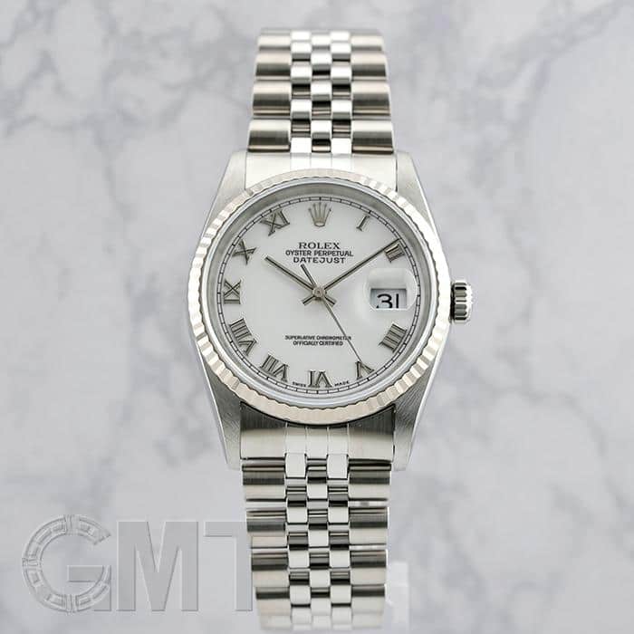中古)ROLEX ロレックス デイトジャスト 16234 ホワイトローマ