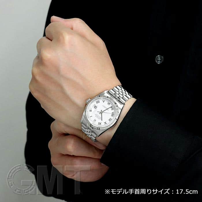 中古)ROLEX ロレックス デイトジャスト 16234 アイボリーローマ