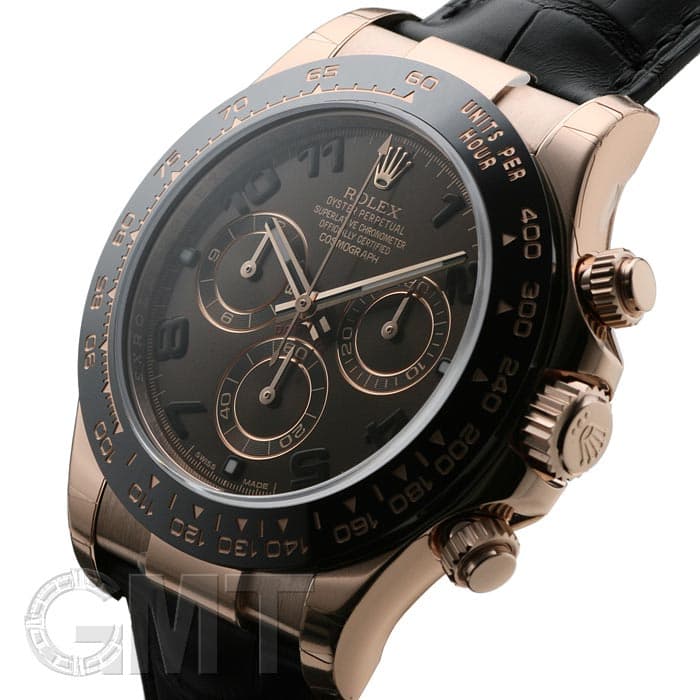 中古)ROLEX ロレックス デイトナ 116515LN PG/革 ブラウン（商品ID