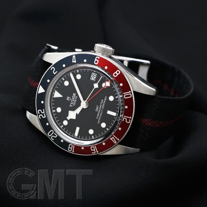 未使用)TUDOR チューダー ヘリテージブラックベイ GMT 79830RB ブルー 