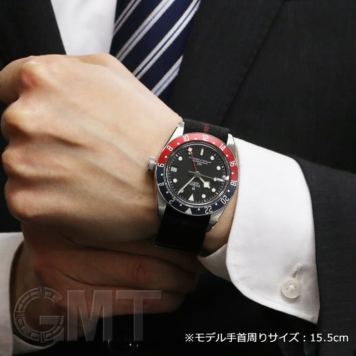 未使用)TUDOR チューダー ヘリテージブラックベイ GMT 79830RB ブルー 