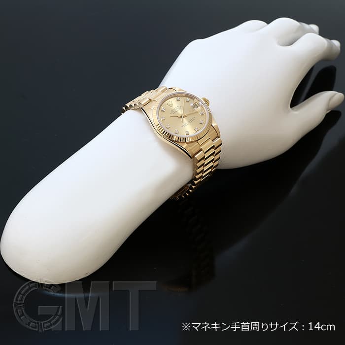 【本日受付終了】ロレックス　デイトジャスト 中古)ROLEX ロレックス デイトジャスト 68274 シルバー N番（商品ID