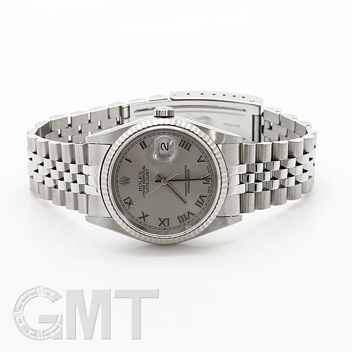 中古)ROLEX ロレックス デイトジャスト 16234 グレー ローマ（商品ID