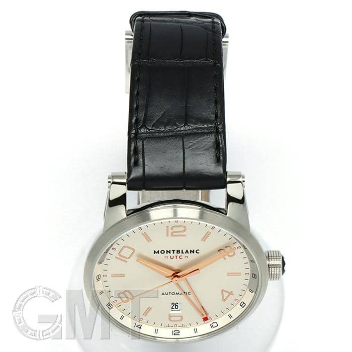 中古)MONTBLANC モンブラン タイムウォーカー ボイジャーUTC シルバー