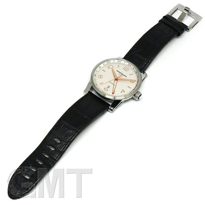 中古)MONTBLANC モンブラン タイムウォーカー ボイジャーUTC シルバー