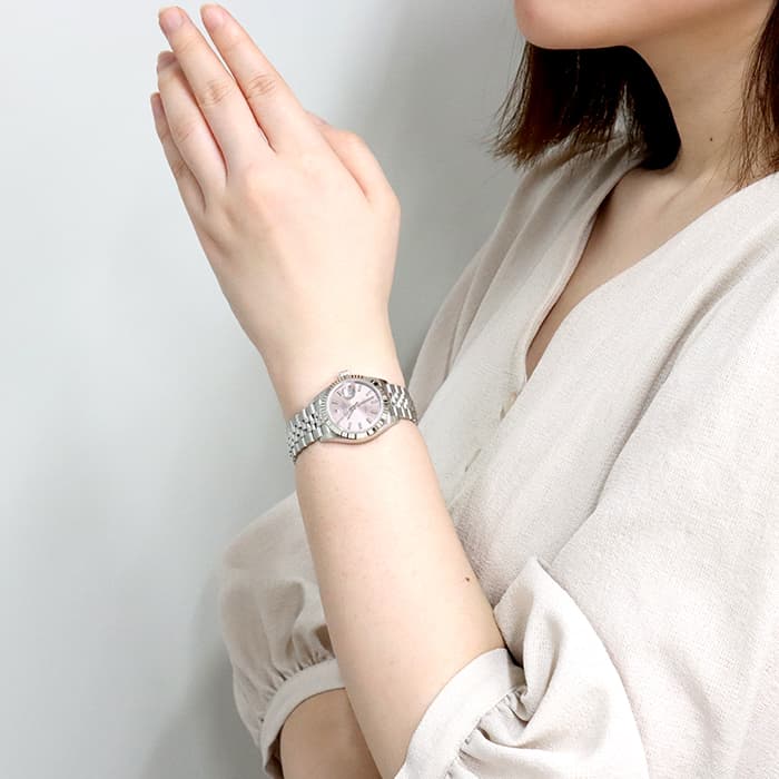 新品)ROLEX ロレックス デイトジャスト 28 279174 ピンク ジュビリー