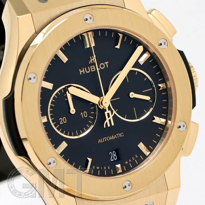 新品)HUBLOT ウブロ クラシック フュージョン クロノグラフ イエロー