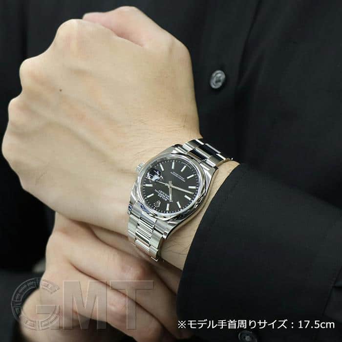 中古)ROLEX ロレックス デイトジャスト 126200 ブラック オイスター