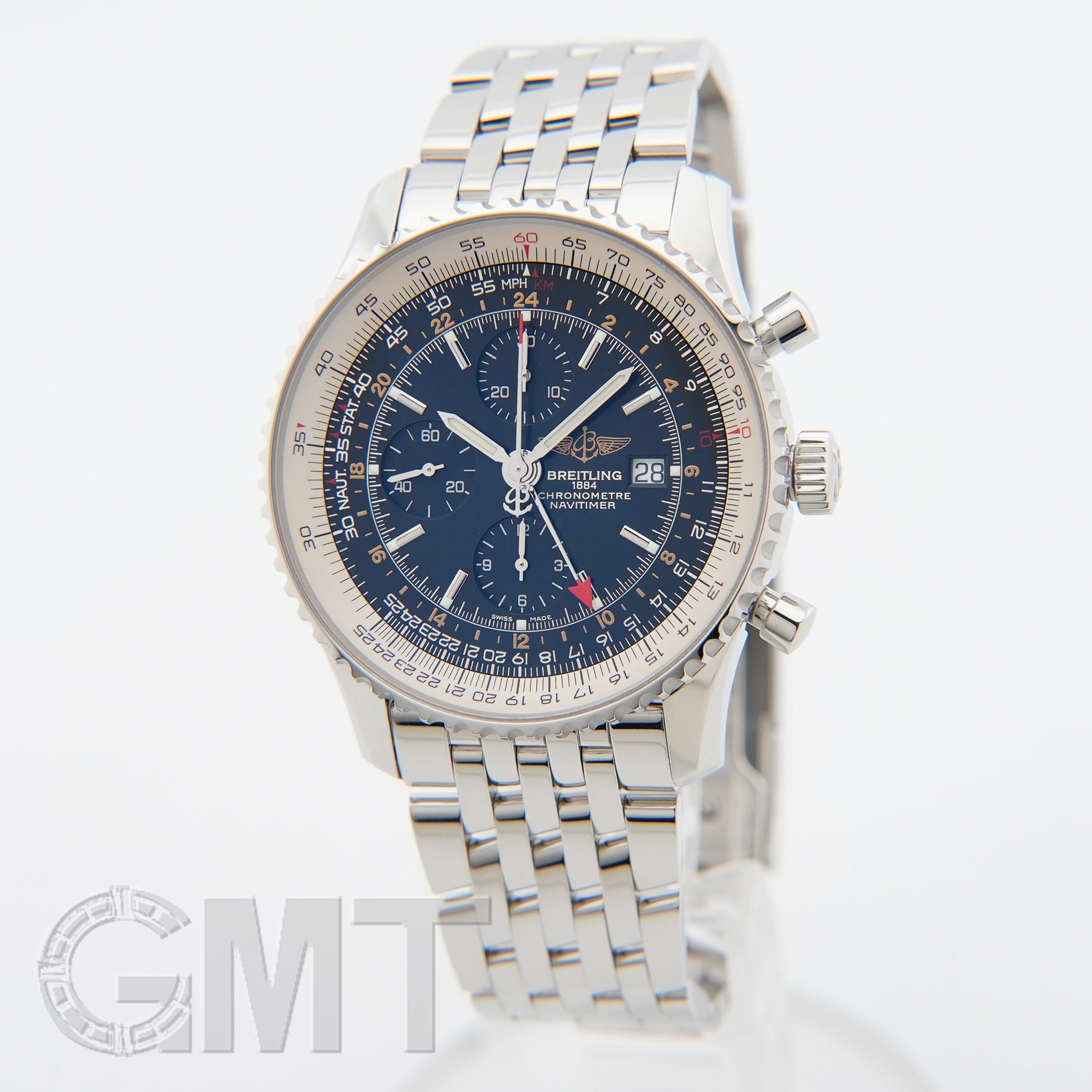 中古)BREITLING ブライトリング ナビタイマー ワールド A2432212/B726