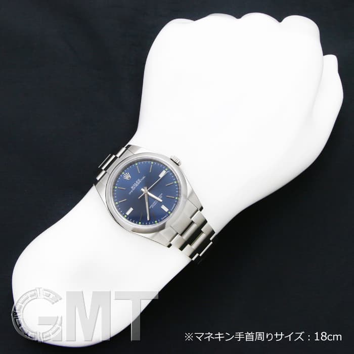 新品)ROLEX ロレックス オイスターパーペチュアル 114300 ブルー（商品
