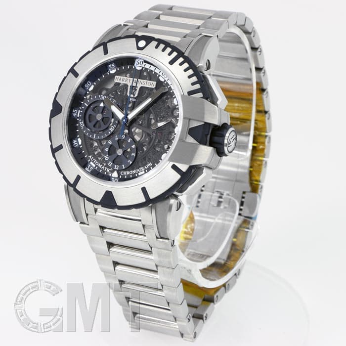 新品)HARRY WINSTON ハリー・ウィンストン オーシャン スポーツ クロノ