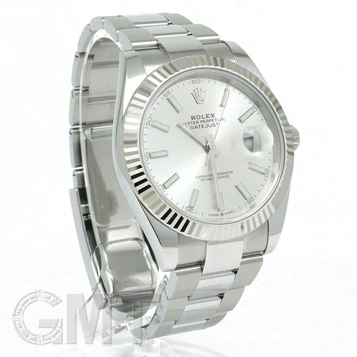 【未使用】オイスターブレス　デイトジャスト41 ロレックス DATEJAST41 未使用)ROLEX ロレックス デイトジャスト 41 126334 シルバー