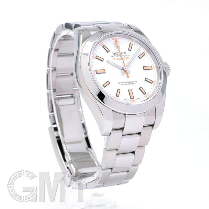 中古)ROLEX ロレックス ミルガウス 116400 ホワイト（商品ID
