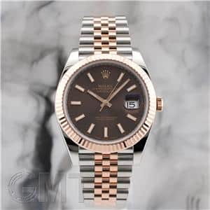 ROLEX ロレックス デイトジャスト 41 126331 チョコレート ジュビリーブレスレット メイン