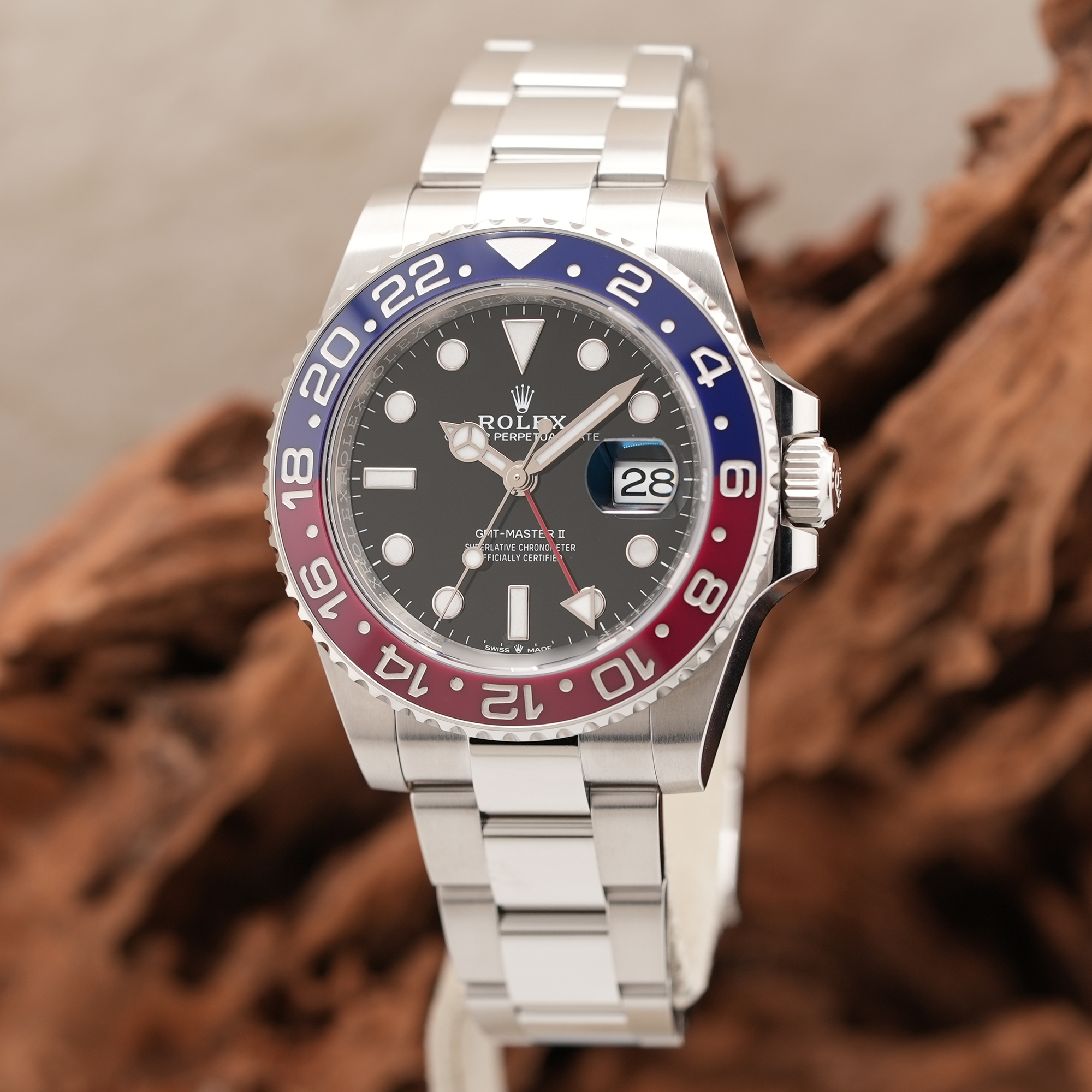 中古)ROLEX ロレックス GMTマスター II 126710BLRO オイスター