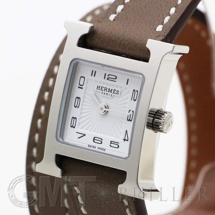 新品)HERMES エルメス Hウォッチ ミニ HH1.110.131/SW7T 039366WW00 