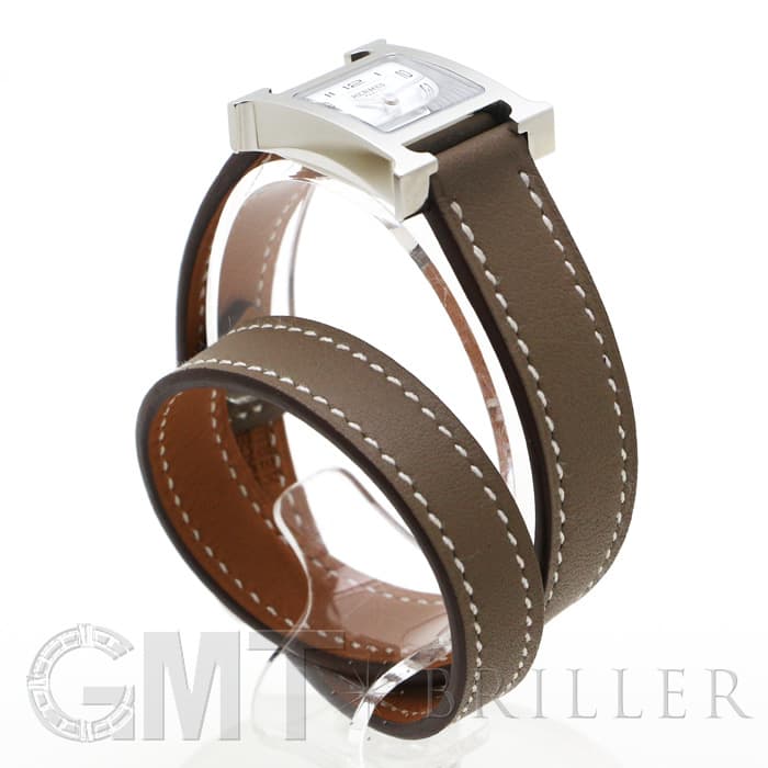 新品)HERMES エルメス Hウォッチ ミニ HH1.110.131/SW7T 039366WW00 