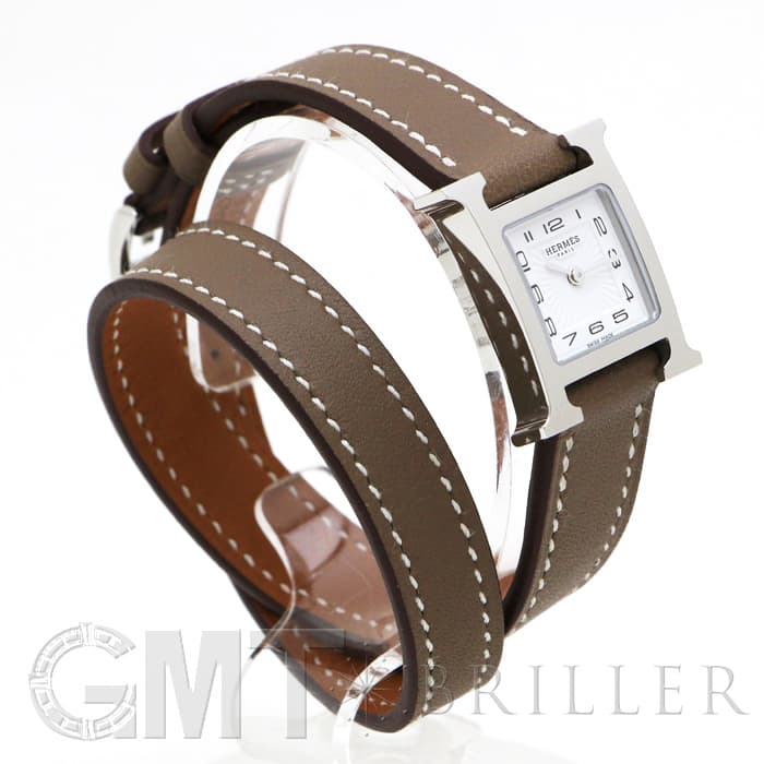 新品)HERMES エルメス Hウォッチ ミニ HH1.110.131/SW7T 039366WW00