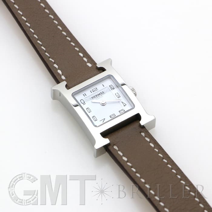 新品)HERMES エルメス Hウォッチ ミニ HH1.110.131/SW7T 039366WW00 