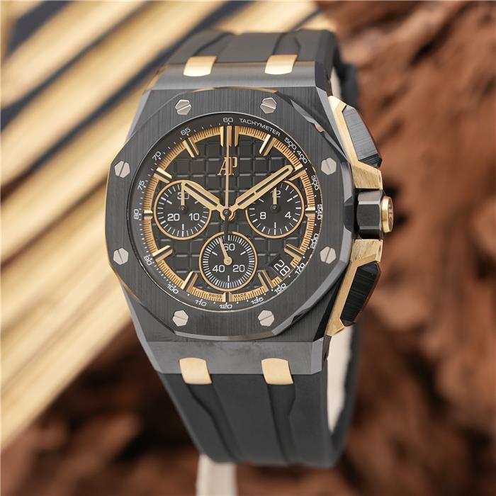 ON STAGE PK-RT1200 外箱付き ゴールド ブラック 中古)AUDEMARS PIGUET オーデマ・ピゲ ロイヤルオークオフショア