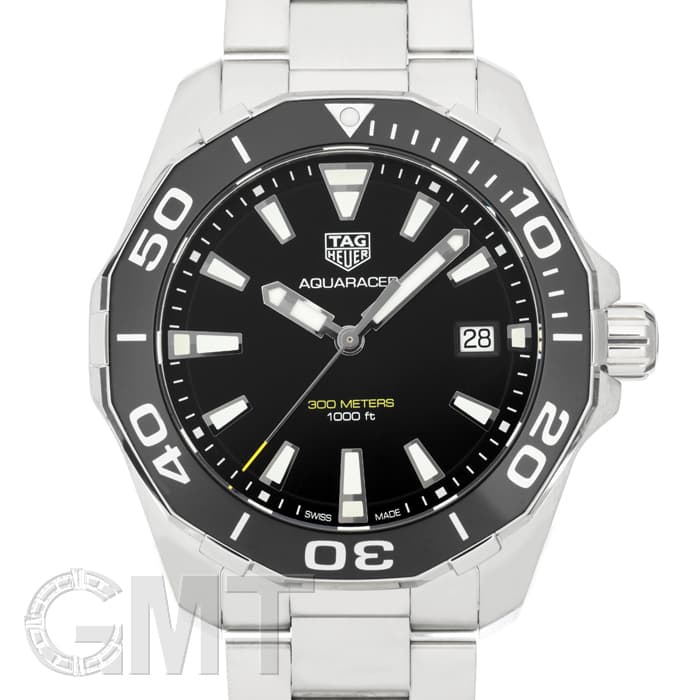 TAG Heuer クォーツ腕時計 ブラック 中古)TAG HEUER タグ・ホイヤー アクアレーサー 300M ブラック WAY111A