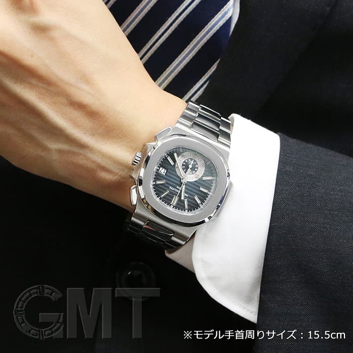 ノリッコ パテックフィリップ ノーチラスクロノグラフ SS シルバー Ref.5980/1A