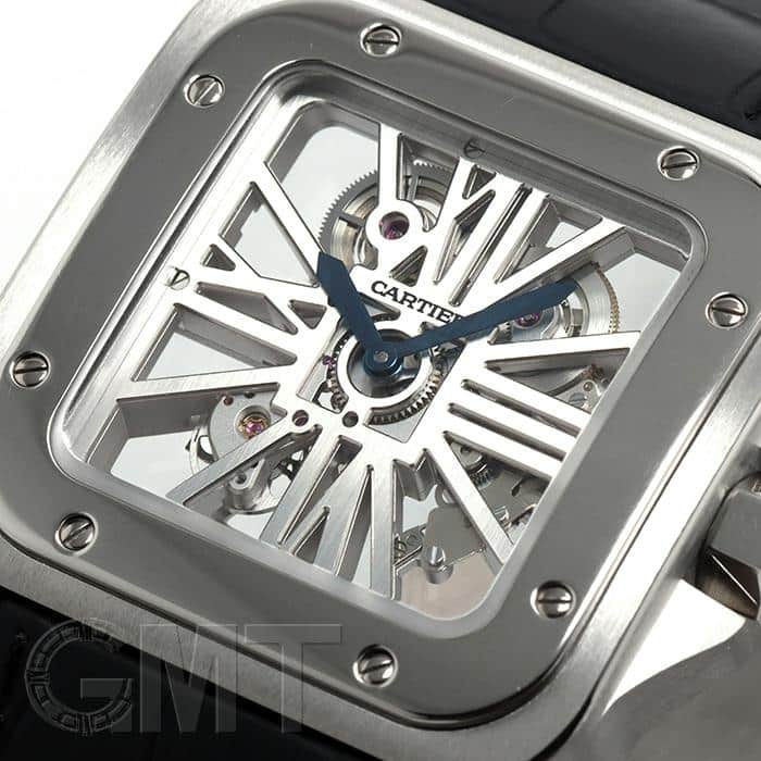 中古)CARTIER カルティエ サントス 100 スケルトンウォッチ XL