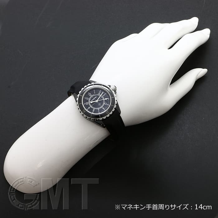 【正規品】CHANEL J12 33mm 純正ベルト セラミック H0680 J12 33mm ブラックセラミック/革ベルト H0680